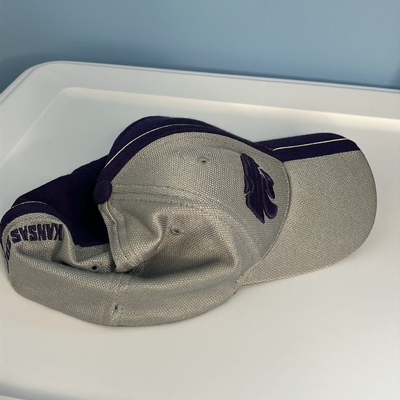 Kansas State Wildcats Nike Purple/Gray Power-cat Unisex Fitted Hat OSFM - Picture 2 of 4